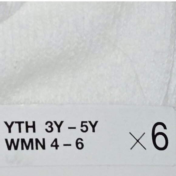 NWT Nike Youth Ankle Socks (6-Pack) | Size 3Y–5Y - Picture 4 of 4